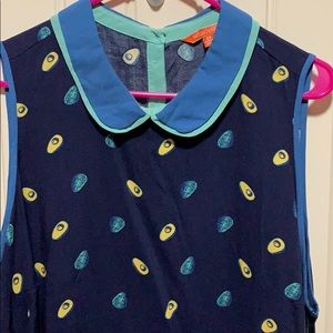 ModCloth sleeveless, Peter Pan collar tank